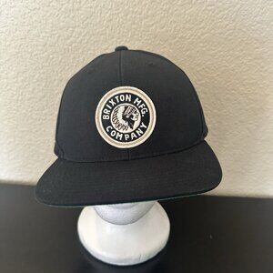 Brixton Men's Rival Medium Profile Adjustable Snapback Hat, One Size, Black